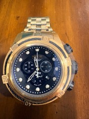 Invicta Reserve Bolt Zeus 12737 Swiss Chronograph Gold Black 53mm Watch