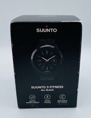SUUNTO 3 FITNESS All Black Smartwatch with Charging Cable- Work Tested