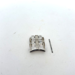 Bulova 96C134 20mm Stainless Two Piece Watch Link With End Piece/Lug With Pin