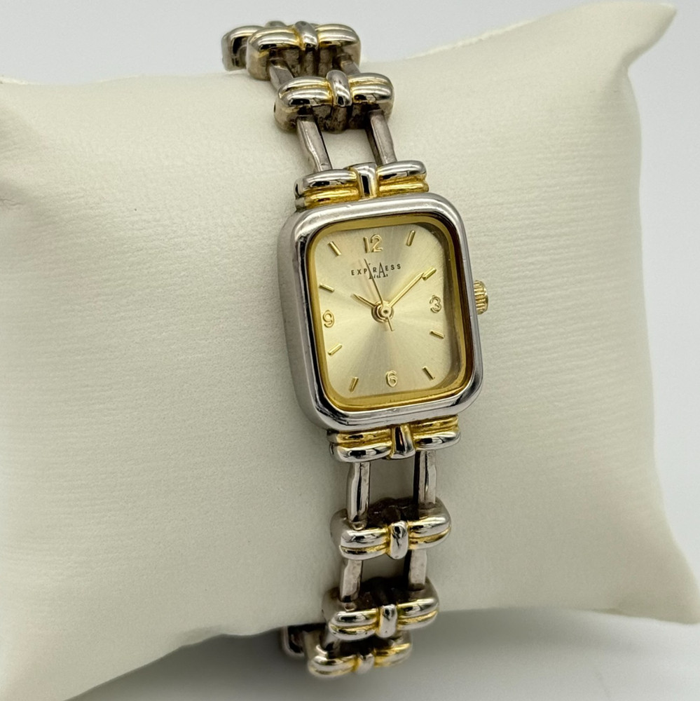Women’s LA EXPRESS Two-Tone Classic Bracelet Watch, 18mm, Analog, Quartz Runs