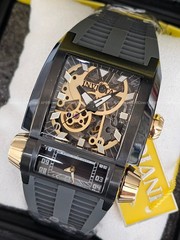 Invicta – AKULA – Automatic – Dual Time Skeleton Mechanical & Quartz mens watch