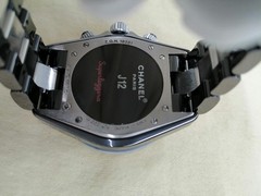 CHANEL Super Leggera H1624 Steel Chronograph Quartz Watch Silver Auth Japan