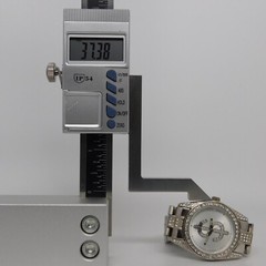 JEAN PAUL Mineral Glass Crystal Quartz Men’s Watch Sz. 7 3/4″ New Battery