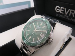 Gevril Men’s 42102B Belmont Green Dial Swiss Made Sellita SW200 SS Watch
