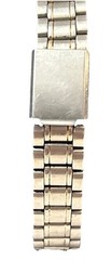 Claremont SR626SW Women’s Wristwatch Watch Silver Gold Tone Black Dial Working