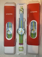 NEW✅LIMITED EDITION✅ Swatch Originals CAIPI Beach 41mm Unisex Watch SUOW124