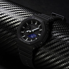 Casio G-Shock GA-2100-1ADR Black Analog Digital CasiOak Watch New