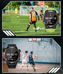 Multifunctional Smartwatch, Bluetooth Call, Compass, Sports Fitness Tracker