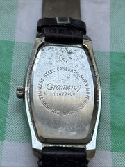 Gramercy Silver Tone Brown Band Women’s Quartz Watch
