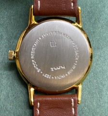 HMT Sona Watch India Handwinding Gold Plated Mens Vintage 17 Jewels