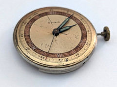 Vintage ONSA 17 Jewels Swiss Manual Wind Men’s 27mm Watch Movement PARTS REPAIR