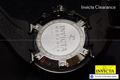 Invicta Reserve Venom Mens Tinted Crystal Titanium Dial Swiss Qaurtz Steel Watch