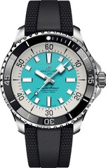 2026 Breitling Superocean 44mm Blue Dial Black Rubber Strap Men’s Watch A17376