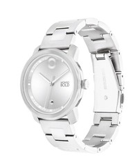 Movado Bold Women’s 36mm Trend Propel Watch Swiss Quartz Movement SS Case & Link