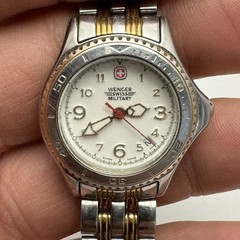 Wenger Swiss Military Watch 28mm Women’s 79095 Mineral Crystal Needs Battery
