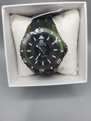 Invicta Subaqua 70035 Men’s Watch Green Transparent Case Black Dial 100m