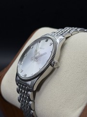 GUCCI G-TIMELESS 36MM SS SILVER DIAL SLIM UNISEX WATCH YA1264153
