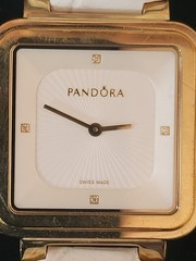 Pandora Grand Cushion Watch With Diamond Chips 812031WH