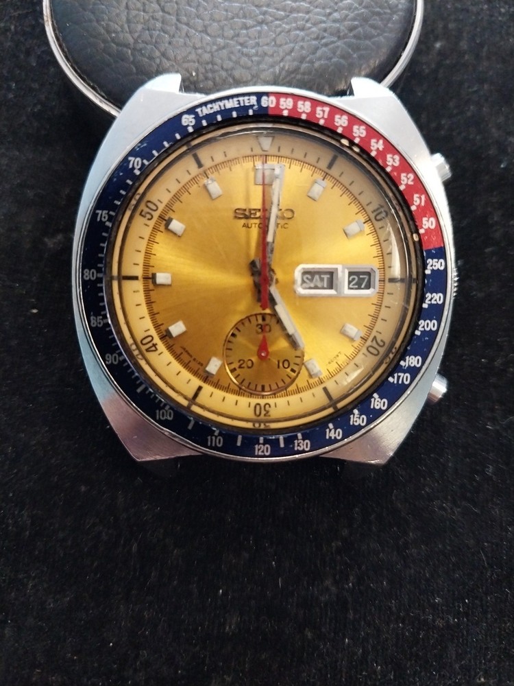 Original Men’s “True Pogue” 41mm Chronograph Watch 6139-6005 Seviced No Band