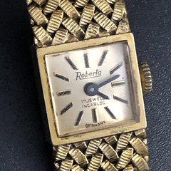Rare Roberta 17j Germany Womens Mechanical Hand Wind Watch Running GL.1