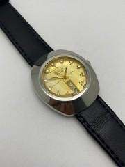 Vintage Omax Crystal Automatic 17 Jewels 35202 Watch Swiss