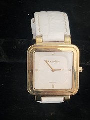Pandora Grand Cushion Watch With Diamond Chips 812031WH