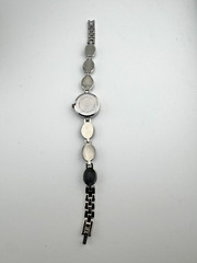 Boho Ladies Bracelet Watch Multi-Color Cabochon Stone Mother of Pearl Dial
