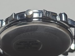 Vellacio Men’s Watch Round Silver faux chronograph – needs band