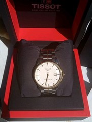 TISSOT T-CLASSIC Luxury Ivory Dial Stainless Steel Men’s Watch TO864072226100