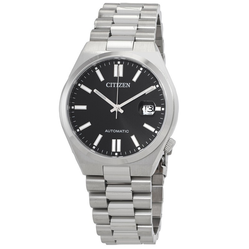 Citizen Tsuyosa NJ0150-81E Automatic Black Dial Stainless Men’s Watch – NEW!