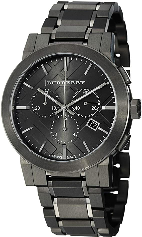 Burberry watch BU9354 Gents Black Dial CHRONOGRAPH The City