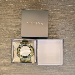 Activa Men’s Sports Camouflage Digital Quartz Wristwatch Green ACW1968-001