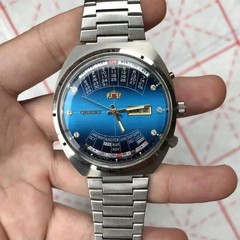 Orient Men Watch Automatic Mechanical Rotating Large Dial Full-Function Gift