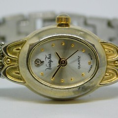 Vanity Fair VFW613 Two Tone Quartz Analog Women’s Watch Sz. 6 1/2″ New Battery