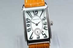 [Near MINT] Hamilton Ardmore H114110 24mm White Dial Quartz Unisex Watch Vintage