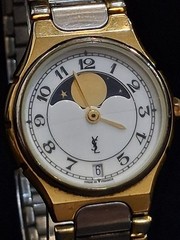 Yves Saint Laurent YSL Moonphase Ladies Vintage Watch