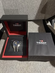 Tissot Gentleman Powermatic 80 Open Heart 40mm Blue Dial Watch T1274071104101