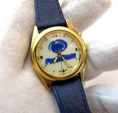 PENN STATE,Sun Time,Indiglo “Glow Dial” MENS WATCH NIB,RARE,R9-14,L@@K!