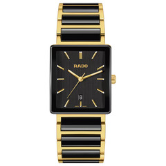 Rado Integral 31.5mm Black Dial Two Toned Quartz Watch R20256162