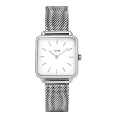 Cluse La Tetragone Women’s White Dial Quartz Watch CL60001
