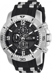 Invicta Men’s 50mm Pro Diver SCUBA Black Dial Chronograph Quartz Watch 24962
