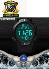 Waterproof Digital Watch Military Tactical LED Backlight Wristwatch Men-1PCS