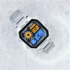Casio Royale Watch with TWO Colour Screen Mod, pick your own colours, AE-1200WHD