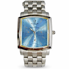 Clique Men’s Quartz Watch Blue Dial Stainless Steel Bracelet Japan Movement