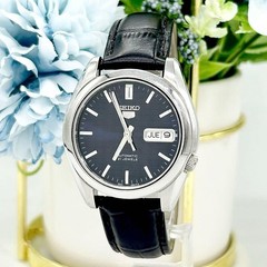 SEIKO 5 7S26-01V0 Automatic Blue Dial 21 Jewels Men’s Watch