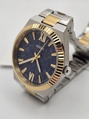 Unique Stone Dial Fossil Scarlette Unisex Analog Watch Twotone Stainless ES🔥👀