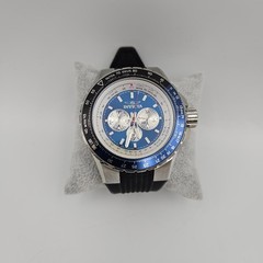 Invicta 32916 Aviator Skyshock Men’s 50mm Chronograph Quartz Watch Black & Blue
