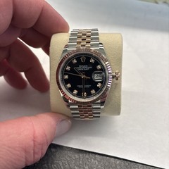 2025 NEW Rolex DateJust CHOCOLATE DIAMOND 18K Rose JUBILEE 36mm BOX & PAPERS