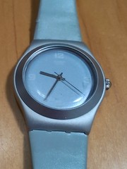 Swatch Irony Aluminum Falling Star Gray Silver Dial AG 2000