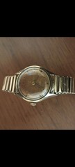 Benrus tropical dial automatic gold 10k gold fill case 14k GF band mid century